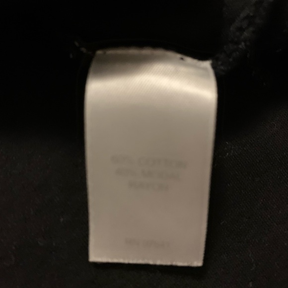 D O N A T E D J. Jill Black Long Sleeve print shirt size xs euc - Picture 6 of 6